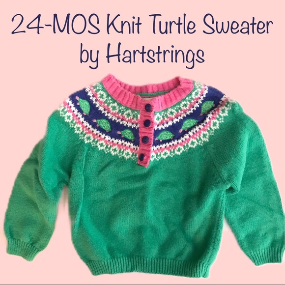 Hartstrings Other - SOLD! 24-Mos Sweater with Turtle Design